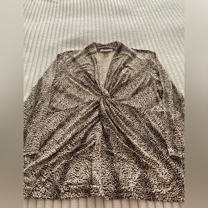 Liz Claiborne Animal Print Blouse